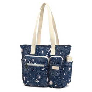 【さぶみっと】GLEN 3WAY TOTE BAG Women Tote Bag With Muti-Pockets,Lightweight Shoulder Bag,Large