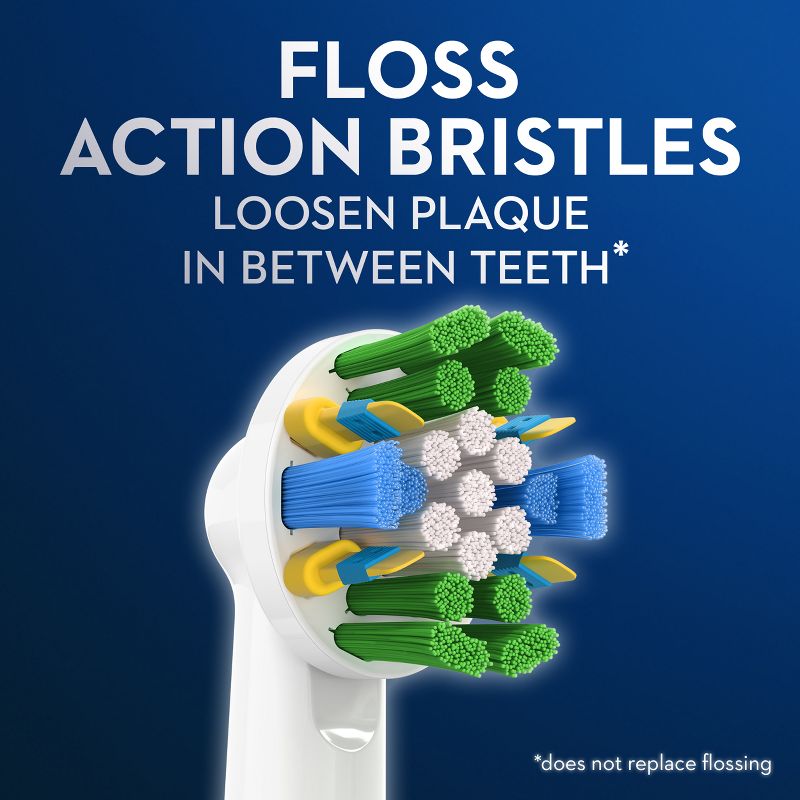 Oral-B FlossAction Electric Toothbrush Replacement Brush Heads - 4ct, 5 of 11