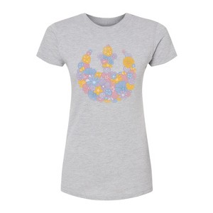 Women's - Star Wars - Rebel Flower Logo Fitted Graphic T-Shirt - 1 of 3