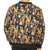 Seeing Red Dancing Skeleton Adult Bomber Jacket - 4 of 4