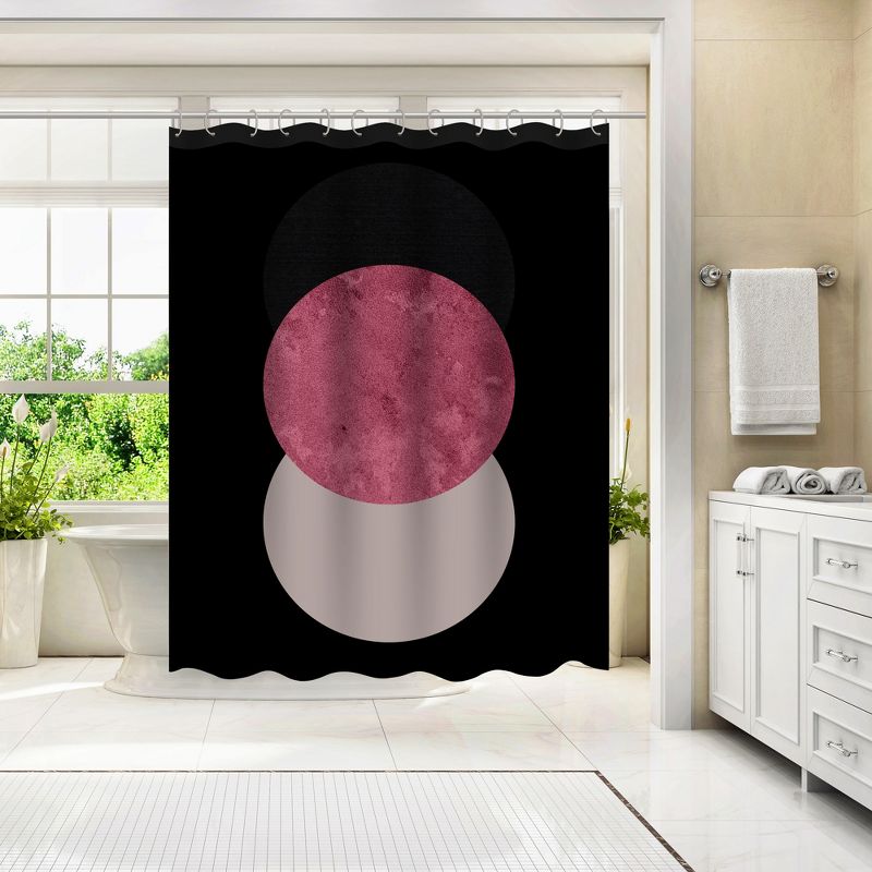 Americanflat 71" x 74" Shower Curtain, Geometric Art 24 by Pop Monica, 4 of 9