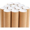 supplyhut 20 - 3" x 24" Round Cardboard Shipping Mailing Tube Tubes With End Caps - 4 of 4