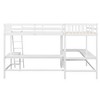 YOOCOZZ L-Shaped Twin Size Loft Bed with 2 Built-in Desks - 4 of 4