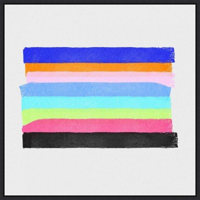 Amanti Art Linear Illusions I by Christine Essue Canvas Wall Art Print Framed 22 x 22-in.