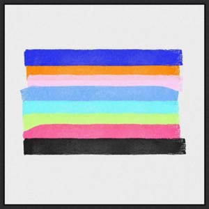 Amanti Art Linear Illusions I by Christine Essue Canvas Wall Art Print Framed 22 x 22-in. - 1 of 4