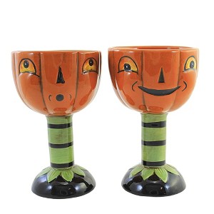 Tabletop Jack Goblets Halloween Johanna Parker Transpac  -  Drinkware - 1 of 3
