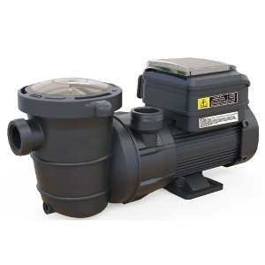 Swimline Hydrotools Variable Speed Pump for Above-Ground Swimming Pools, 1.5HP Vertical Discharge, 115V/230V Energy Efficient - 1 of 4