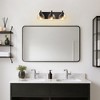 DAKAFUL Bathroom Vanity Light, with Clear Glass Globe Shade, Reversible Mounting E26 Base Wall Lights for Bathroom/Mirror/Bedroom/Hallway(3-Light) - 3 of 4