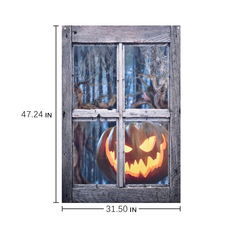 Nifti Nest Halloween Pumpkin Curtain, 2 of 8