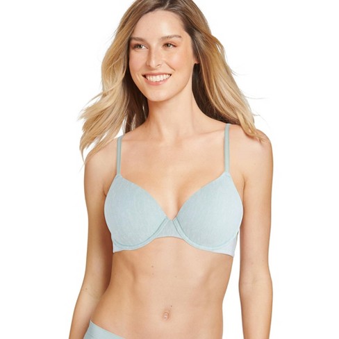 Jockey Women's Smooth & Sleek Underwire T-shirt Bra 36b Clear Waters  Heather : Target