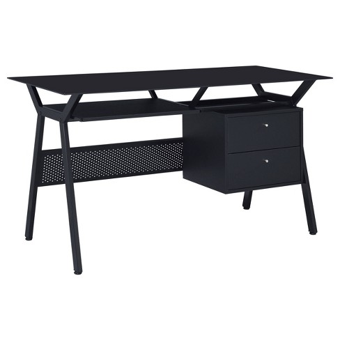 Black computer hot sale desk target