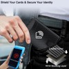 Generic Minimalist Wallet for Men, 2 ID Windows Mens Trifold Wallet for RFID Blocking Leather Wallets 9-13 Cards - 3 of 4