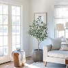 Artificial Eucalyptus Tree - Modern Fake Plant in Pot for Indoor Outdoor,Home Office Ideal Housewares Gift Decoration - 4 of 4