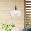 Livex Lighting Aldrich 1 - Light Pendant in  Black/Brushed Nickel - 4 of 4