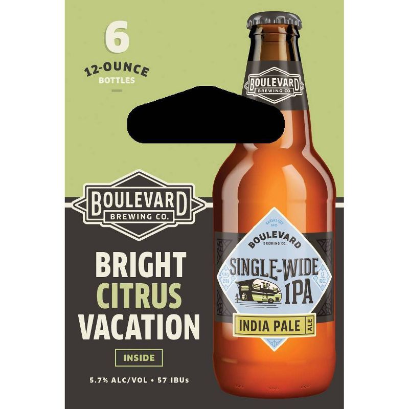 Boulevard Single-Wide IPA Beer - 6pk/12 fl oz Bottles, 2 of 4