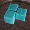 3 inch Pillar Candles for Home Set of 3 pcs - Unscented and Long Lasting Candles Ideal for Wedding or Home Decor - 3 of 4