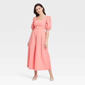 Women's Short Sleeve Midi Dress - A New Day™ - 1 of 3