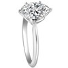 Pompeii3 2CT Platinum Oval Diamond 6-Prong Solitaire Engagement Ring Lab Created - 2 of 4