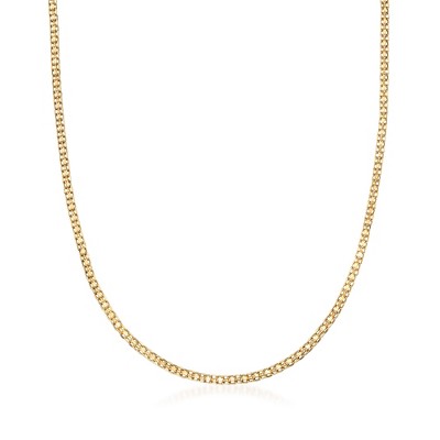 Pure Collection by Ross-Simons Italian 14kt Yellow Gold Bismark-Link Necklace