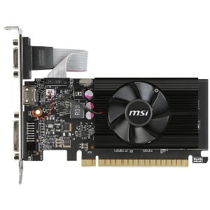 MSI GeForce GT 710 2GB DDR3 PCI Express 2.0 Low Profile Video Card GT 710 2GD3 LP - 1 of 4