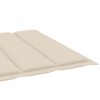 Solid Acacia wood Sunlounger vidaXL - 4 of 4