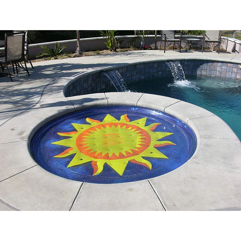 Solar Sun Rings UV Resistant Above Ground Inground Swimming Pool Hot Tub Spa Heating Accessory Circular Heater Solar Cover, SSC, Sunburst, 3 of 6
