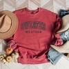 Simply Sage Market Embroidered Sweater Weather Sweatshirt - 3 of 4