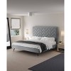Manhattan Comfort Crosby Modern Velvet Upholstered Bed - 2 of 4