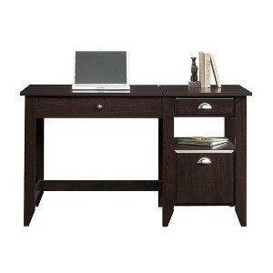 Sauder Shoal Creek Lift Top Desk Jamocha Wood : Mid-Century Modern Office Furniture, Paper Veneer Surface - 1 of 4