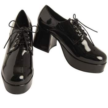 Rubies Men's Black Platform Shoes