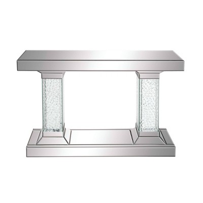 Glam Wood Console Table Clear - Olivia & May