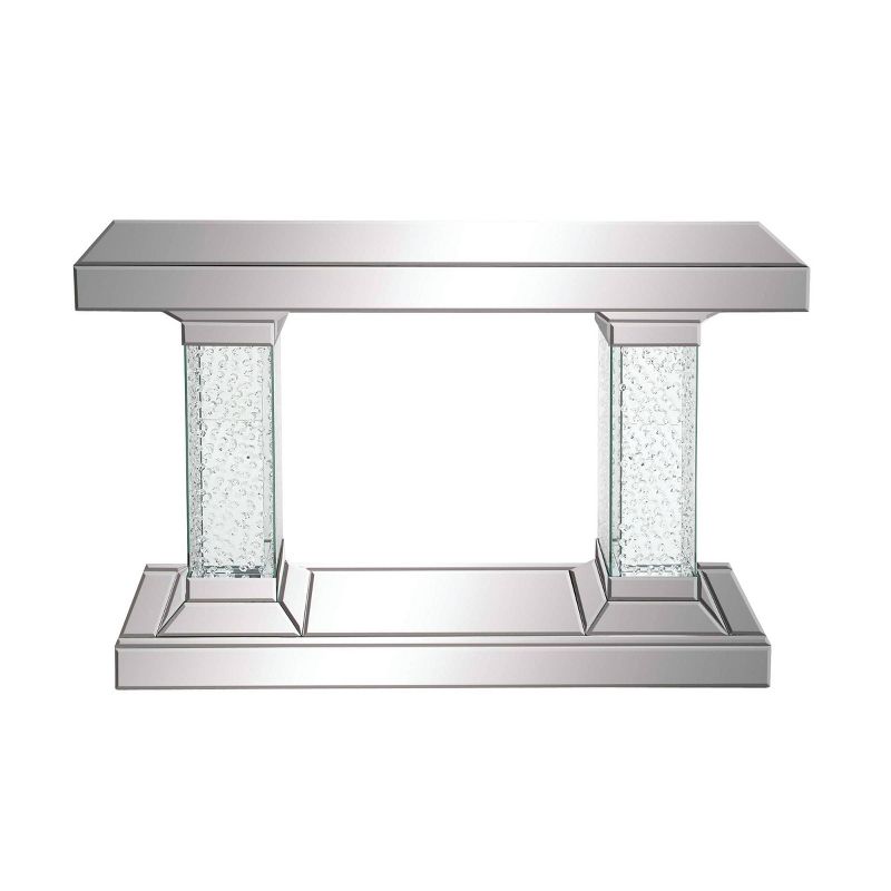 Glam Wood Console Table Clear - Olivia &#38; May, 1 of 15