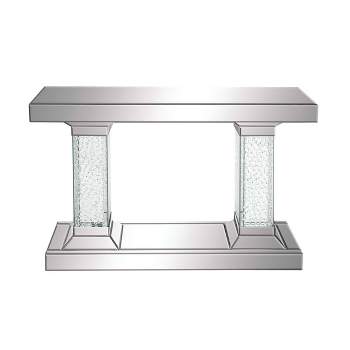 Glam Wood Console Table Clear - Olivia & May