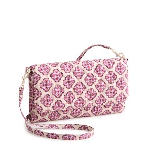 Vera Bradley Women's Outlet Cotton Wallet Crossbody Bag - 1 of 3