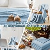 Peace Nest Lightweight Breathable Cooling Waffle Reversible Blanket Summer Dual-side Comfort for Hot Sleepers - 2 of 4
