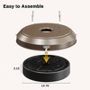 East Oak Patio Heater Sand or Water Box Black - 4 of 4