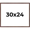 PosterPalooza | Classic Modern Brown Picture Frame - UV Acrylic, Backing Board, Hanging Hardware Included - 2 of 4