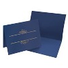 Great Papers Embossed Foil Certificate Holders 8.5" x 11" Navy 5/Pack (903119) - 2 of 4