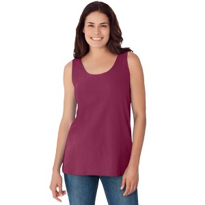 Woman Within Women's Plus Size Scoopneck Tank - 1 of 4
