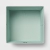 11" Fabric Bin Mint Floral - Room Essentials™: Square Storage Cube, Polyester, Folds Flat, 11 Inch System Compatible - 3 of 4