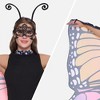 Joyfy Women's Halloween Costume Butterfly Wing Cape Shawl with Lace Mask and Black Velvet Antenna Headband for Halloween  Dress Up Party - 4 of 4