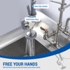 WOWOW 7/8-20UNEF Pre Rinse Sprayer with Black Handle Rubber Nozzles for Commercial Sink Faucet - 4 of 4