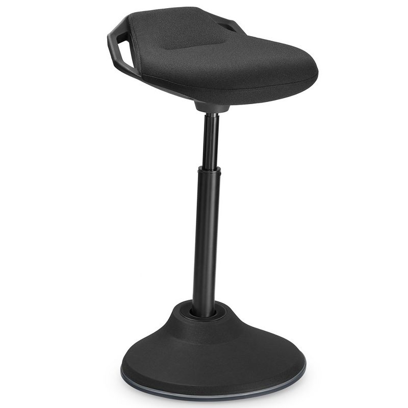 SONGMICS Standing Desk Chair, Adjustable Ergonomic Standing Stool,Swivel Sitting Balance Chair, Anti-Slip Bottom Pad, 2 of 8