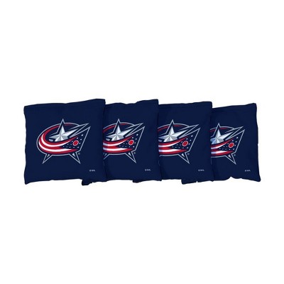 NHL Columbus Blue Jackets Corn-Filled Cornhole Bags Royal Blue - 4pk