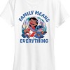 Women's - Lilo and Stitch - Family Means Everything Short Sleeve Graphic T-Shirt - 2 of 4