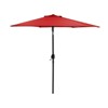 Sevobal Patio Umbrellas Outdoor Patio Market Umbrella with Crank and Tilt, Large Garden Poolside Beach Sunshade Umbrellas, Red, 63.6"*63.6"*96.46" - 4 of 4