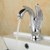 BWE Swan Single Hole Single-Handle Bathroom Vessel Sink Faucet With Pop Up Drain & Overflow Cover - 2 of 4