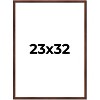 PosterPalooza | Photo Size Classic Modern Brown Frame - UV Acrylic, Foam Board Backing, Hanging Hardware - 2 of 4