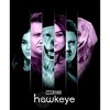 Women's Marvel Hawkeye Kate Bishop and Lucky the Pizza Dog Split Panels T-Shirt - 2 of 4