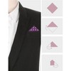 INSPIRE CHIC Men's Polka Dots Business Tuxedo Wedding Pocket Squares Handkerchief - 3 of 4
